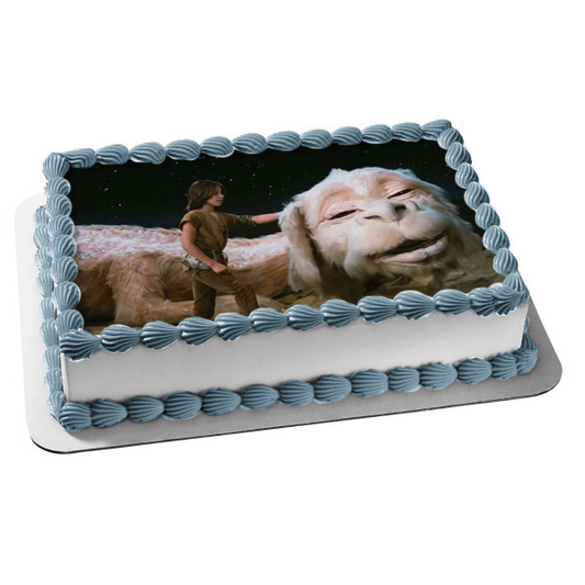 The Neverending Story Atreyu Falcor Edible Cake Topper Image ABPID52422