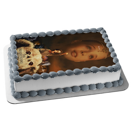 Póster de la película The Neverending Story Bastian Falcor, la emperatriz infantil, decoración comestible para tarta, imagen ABPID52423 