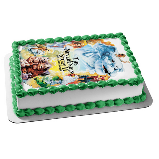 La historia interminable II: El siguiente capítulo Póster de la película Rockbiter Bastian Falcor Atreyu Xayide Imagen comestible para decoración de tarta ABPID52426 