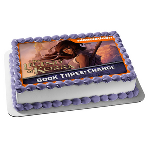 The Legend of Korra Book Three: Change Edible Cake Topper Image ABPID52431