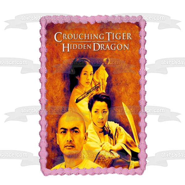 Crouching Tiger Hidden Dragon Martial Arts Classic Movie Edible Cake Topper Image ABPID52626
