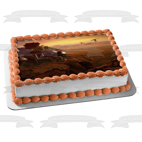 Starcraft RTS Gaming Blizzard Terran Command Center Edible Cake Topper Image ABPID52637