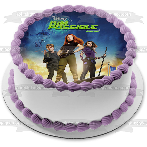 Disney Kim Possible Monique Ron Stoppable Edible Cake Topper Image ABPID22012
