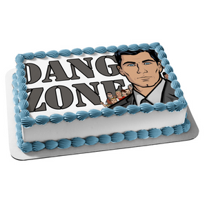 Sterling Archer Danger Zone Lana Kane Edible Cake Topper Image ABPID00924