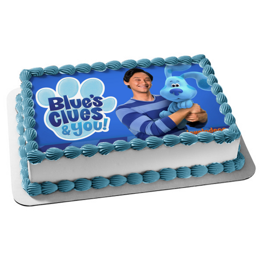 ¡Las pistas de Blue y tú! Imagen comestible para decoración de tarta de Josh azul ABPID52508 