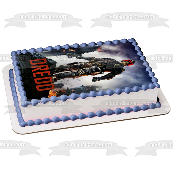 Dredd Karl Urban Judge Dredd Movie Edible Cake Topper Image ABPID52751
