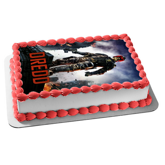 Dredd Karl Urban Judge Dredd Movie Edible Cake Topper Image ABPID52751