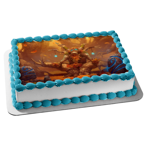 World of Warcraft Gaming Treant Edible Cake Topper Image ABPID52810