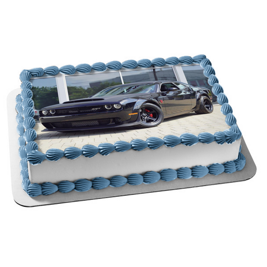 Dodge Demon Quarter Edible Cake Topper Image ABPID52820