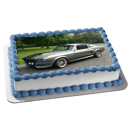 1967 Mustanggt500 Fastback Edible Cake Topper Image ABPID52823