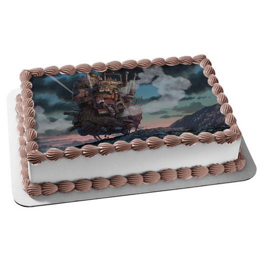 Howls Moving Castle Studio Ghibli Fantasy Animation Edible Cake Topper Image ABPID52872