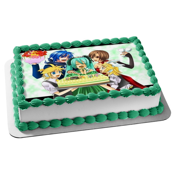 Anime Cartoon Various Characters Happy Birthday Edible Cake Topper Ima – A  Birthday Place