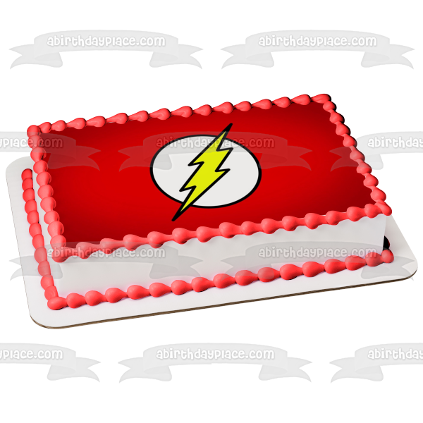 The Flash Personalised Cake Topper Party / Super Hero The Flash Unofficial  | eBay
