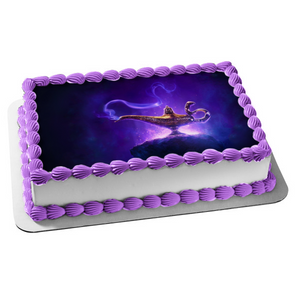 Aladdin's Genie Lamp Edible Cake Topper Image ABPID00945