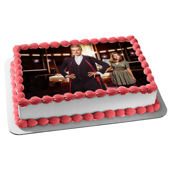 Twelfth Doctor Who Clara Oswald Edible Cake Topper Image ABPID00998