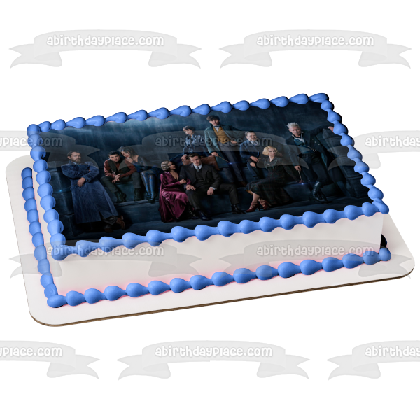 Harry Potter Animales fantásticos Gellert Grindelwald y otros personajes Adorno comestible para tarta Imagen ABPID01044 