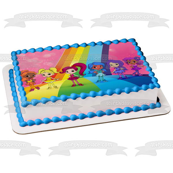 Rainbow Rangers Anna Banana and Friends Edible Cake Topper Image ABPID01057