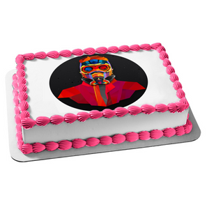 Marvel Star-Lord Superhero Interplanetary Policeman Edible Cake Topper Image ABPID01119