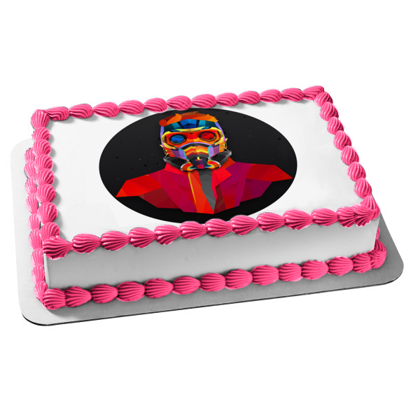Marvel Star-Lord Superhero Interplanetary Policeman Edible Cake Topper Image ABPID01119