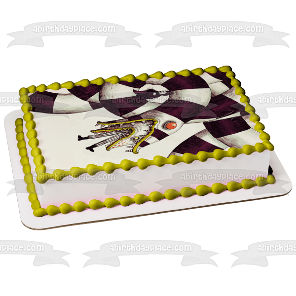 Beetlejuice Lydia Sandworm from Saturn Edible Cake Topper Image ABPID50855