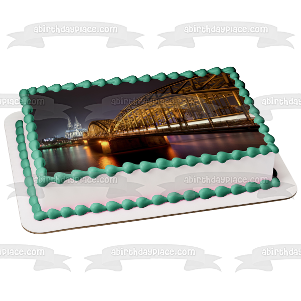 Skyscanner Bridge Germany Edible Cake Topper Image ABPID52920
