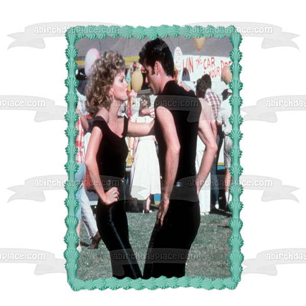 Grease Sandy Danny Dancing Edible Cake Topper Image ABPID53007