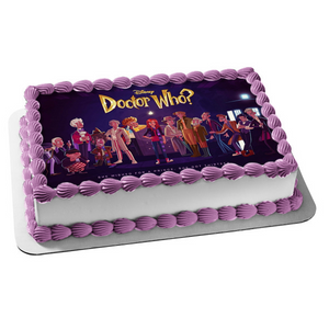 Doctor Who She Wished for a Prince and Got Thirteen Edible Cake Topper Image ABPID01163