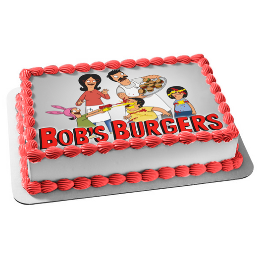 Bobs Burgers Tina Louise Gene Linda Edible Cake Topper Image ABPID01229
