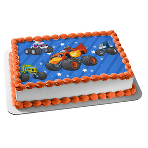 Blaze and the Monster Machines Starla Pickle Darington Stars Edible Cake Topper Image ABPID01241