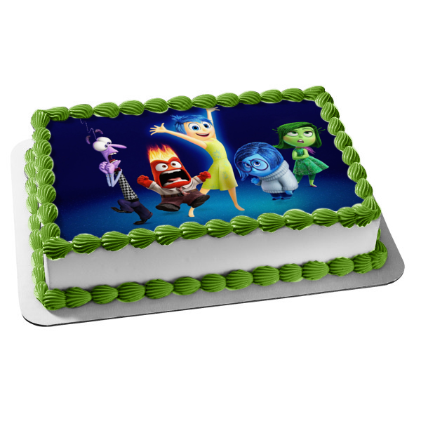 Disney Inside Out Joy Anger Sadness Edible Cake Topper Image ABPID01261