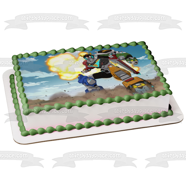 Voltron Legendary Defender Lions Paladins Animated Series Edible Cake Topper Image ABPID53024