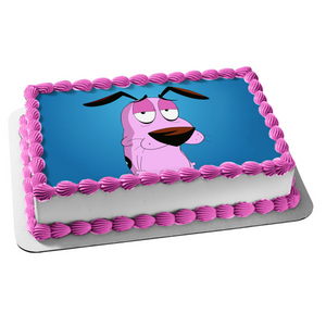 Courage the Cowardly Dog Cartoon Network Animated TV Show Edible Cake Topper Image ABPID53204