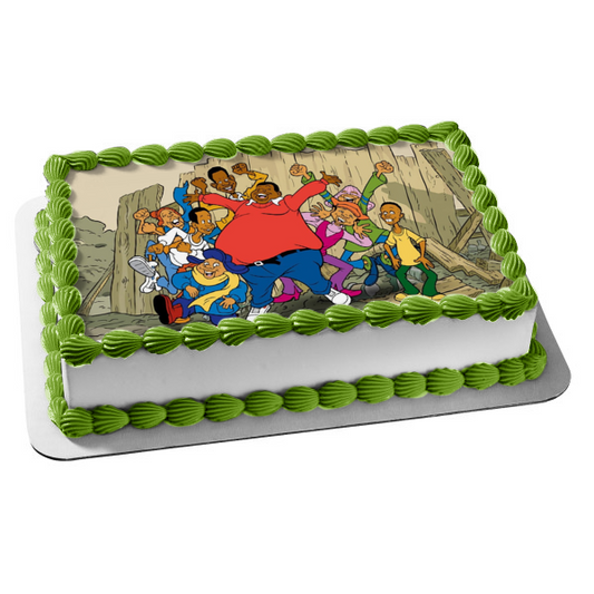 Fat Albert Cosby Kids North Philadelphia Junkyard Edible Cake Topper Image ABPID01572