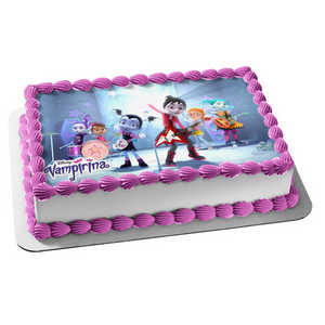 Vampirina Friends Disney Ghoul Girls Rock Band Disney Edible Cake Topper Image ABPID01583