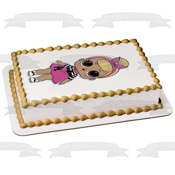 LOL. Surprise Sis Swing Baby Doll Edible Cake Topper Image ABPID01589