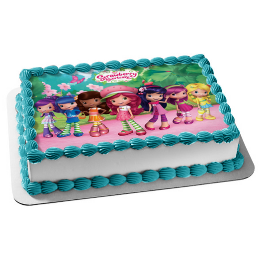 Strawberry Shortcake Blueberry Muffin Cherry Jam Lemon Meringue Orange Blossom Plum Pudding Raspberry Torte Huckleberry Pie Edible Cake Topper Image ABPID01590