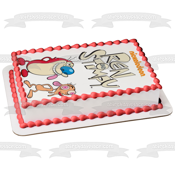 10+ Best The Ren & Stimpy Show Birthday Cake Ideas and Designs (2026) 7 Nickelodeon Ren and Stimpy Animated Cartoon TV Show Edible Cake Topper – A Birthday Place