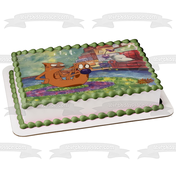 Nickelodeon CatDog Animated Cartoon TV Show Edible Cake Topper Image ABPID53237