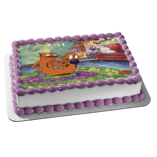 Nickelodeon CatDog Animated Cartoon TV Show Edible Cake Topper Image ABPID53237