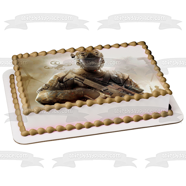 Call of Duty Black Ops 2 Alex Mason Edible Cake Topper Image ABPID03538