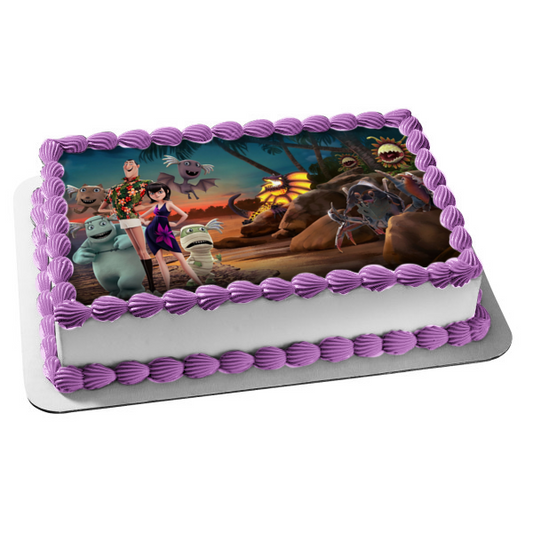 Hotel Transylvania Disney Mavis Murray the Mummy Wanda Johnathan Edible Cake Topper Image ABPID01696