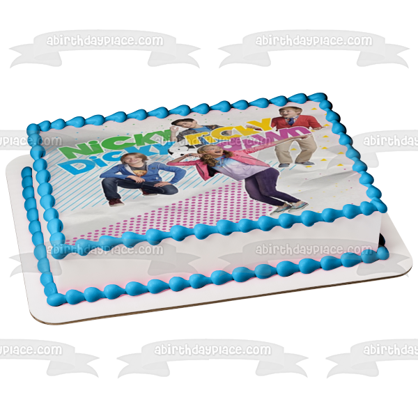 Nicky Dicky Ricky and Dawn Edible Cake Topper Image ABPID01726