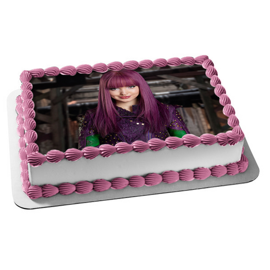 Disney Channel Descendants Mal Edible Cake Topper Image ABPID01750