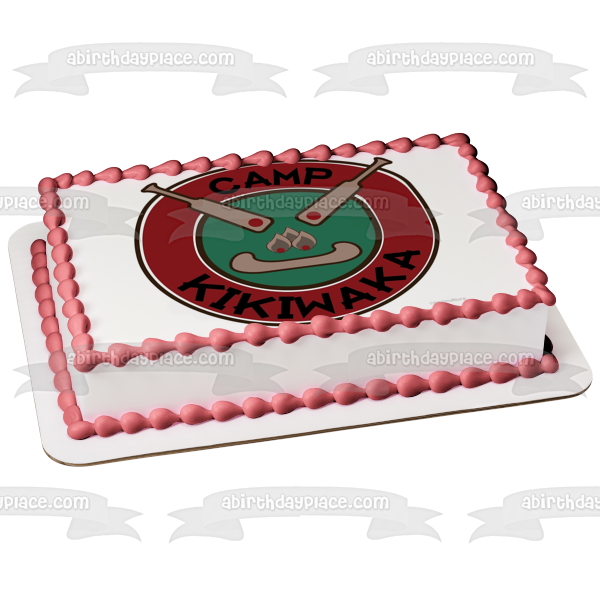 Bunk'd Camp Kikiwaka Logo Edible Cake Topper Image ABPID01894