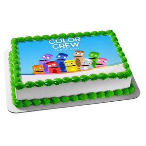 Babyfirst Color Crew All About Colors Custom Personalized Edible Cake Topper Image ABPID01903
