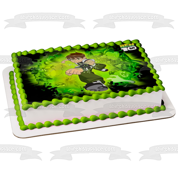 Ben 10 Alien Heros Ben Prime Edible Cake Topper Image ABPID03205