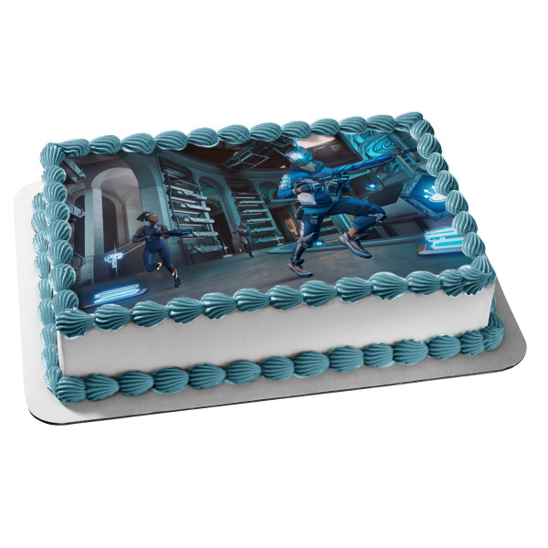 Hyper Scape Video Game Ubisoft  Battle Royale Multiplayer Ace Adi Edible Cake Topper Image ABPID53343