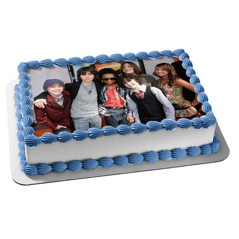 The Naked Brothers Band Alex Nat Allie Cooper David Nickelodeon Edible Cake Topper Image ABPID53260
