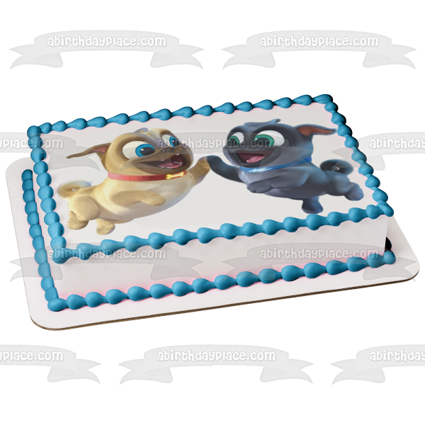 Disney Puppy Dog Pals Bingo Rolly Animated TV Show Edible Cake Topper Image ABPID53268