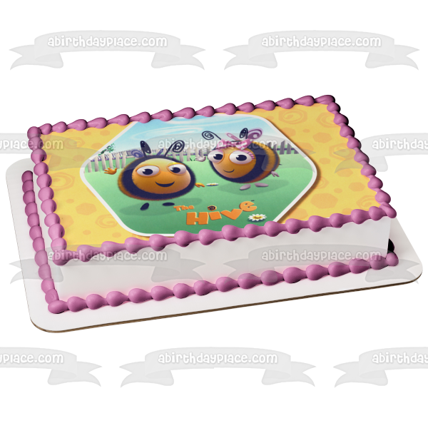 The Hive  Buzzbee and Rubee Edible Cake Topper Image ABPID03287